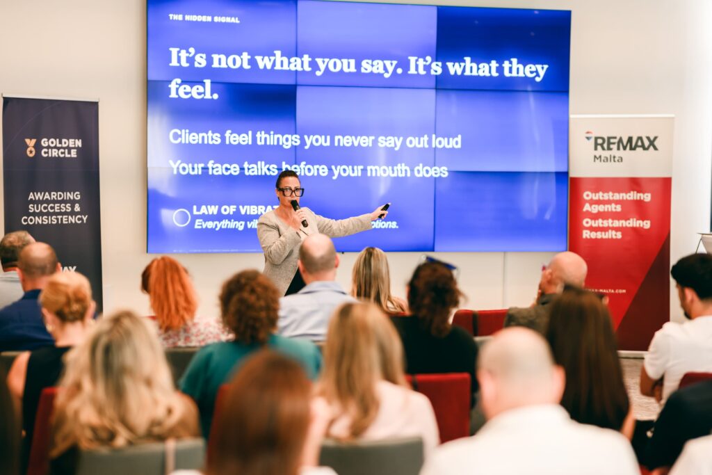 Alexia Stafrace is delivering the Emotional Intelligence workshop to our agents.
